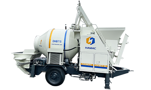 Hormigonera con bomba DHBT15