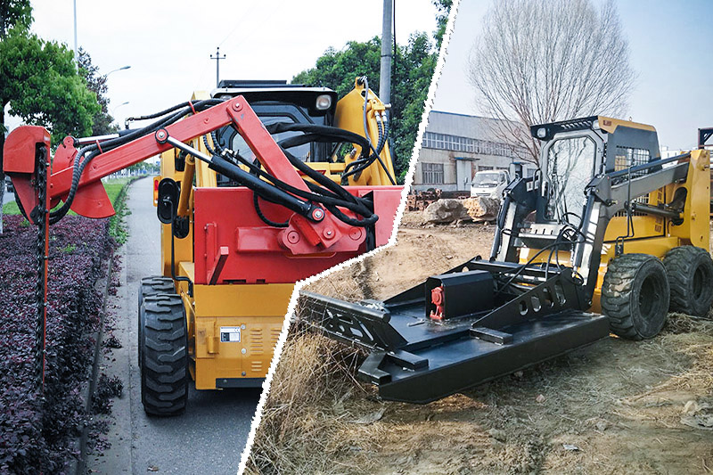 Cargadoras compactas sitio de trabajo