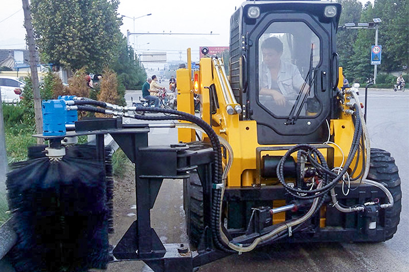 Cargadoras compactas sitio de trabajo