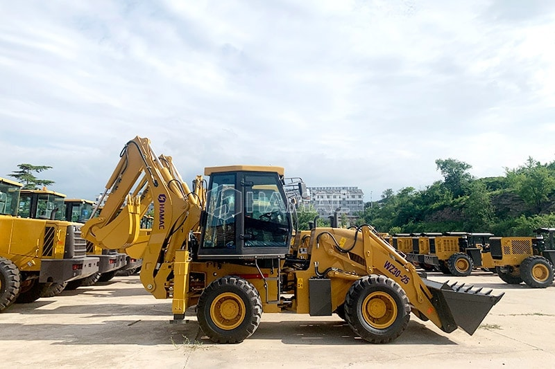 Retroexcavadora WZ30-25 Con Chasis Articulado