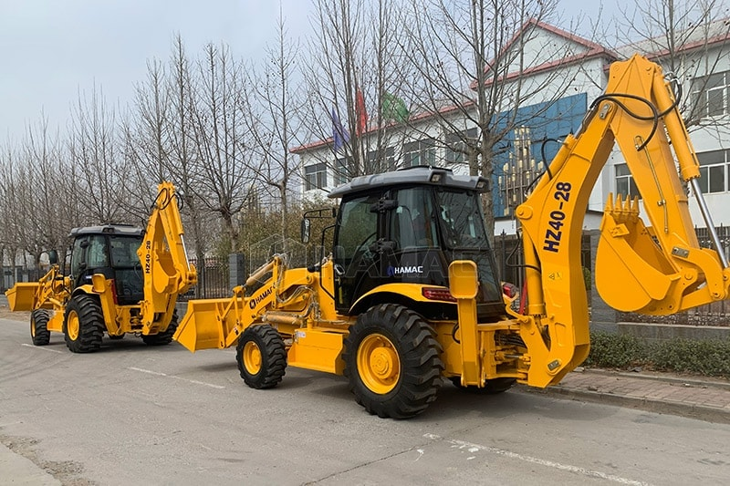 Retroexcavadora WZ40-28 Con Chasis Monobloque