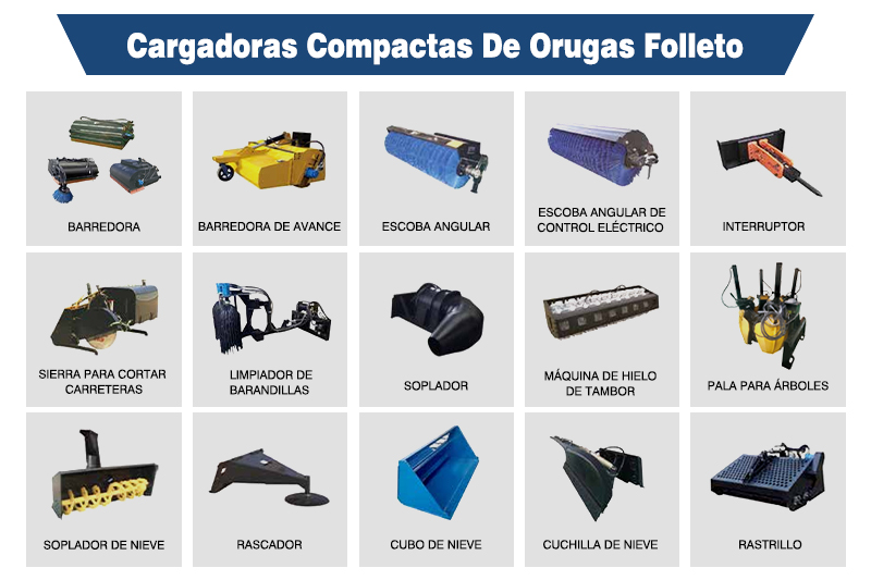 Cargadoras compactas con orugas