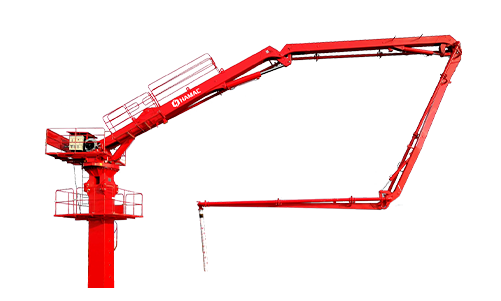 Pluma de colocación de hormigón auto trepadora HG28