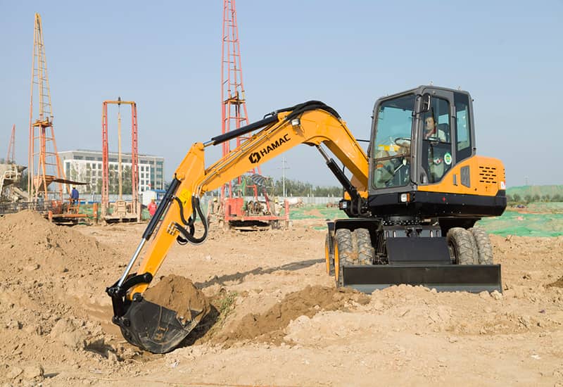 excavadora de ruedas 827-3